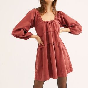 NWOT Free People Lou Jean Babydoll dress size L